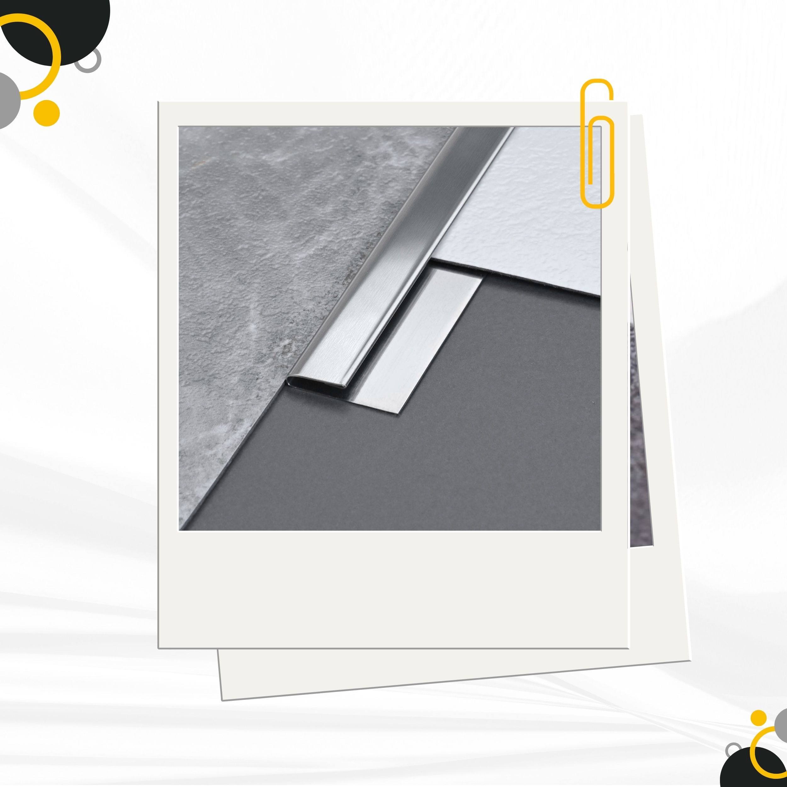 Vinyl Abschluss- / Einfassprofil Edelstahl V2A L250cm H2mm, silber gebürstet Vinyl Abschluss- / Einfassprofil Edelstahl V2A L250cm H2mm, silber gebürstet