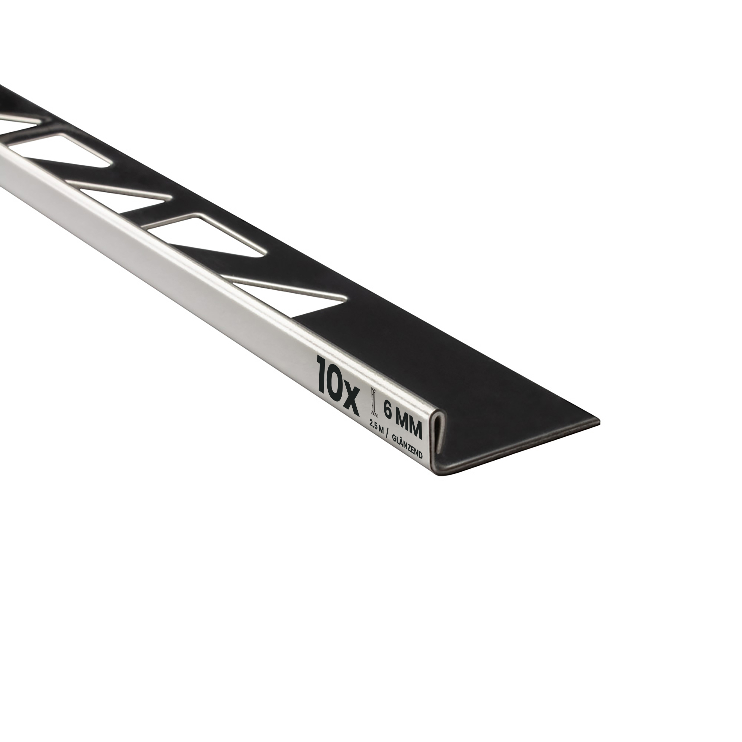 10x L-Profil Edelstahlschiene Fliesenschiene Fliesenprofil L250cm 6mm glänzend 10x L-Profil Edelstahlschiene Fliesenschiene Fliesenprofil L250cm 6mm glänzend