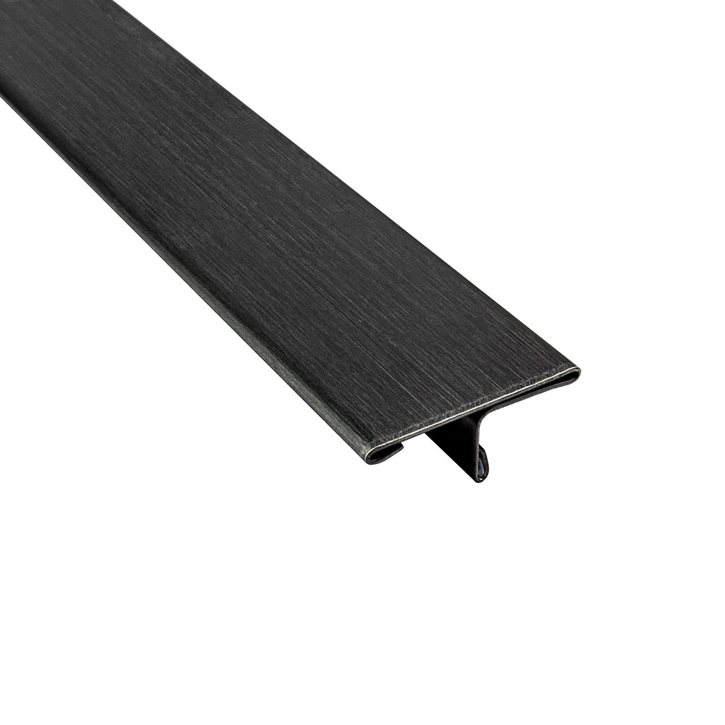 T-Profil Edelstahl Schiene Übergangsprofil V2A L250cm 25mm schwarz anthrazit gebürstet