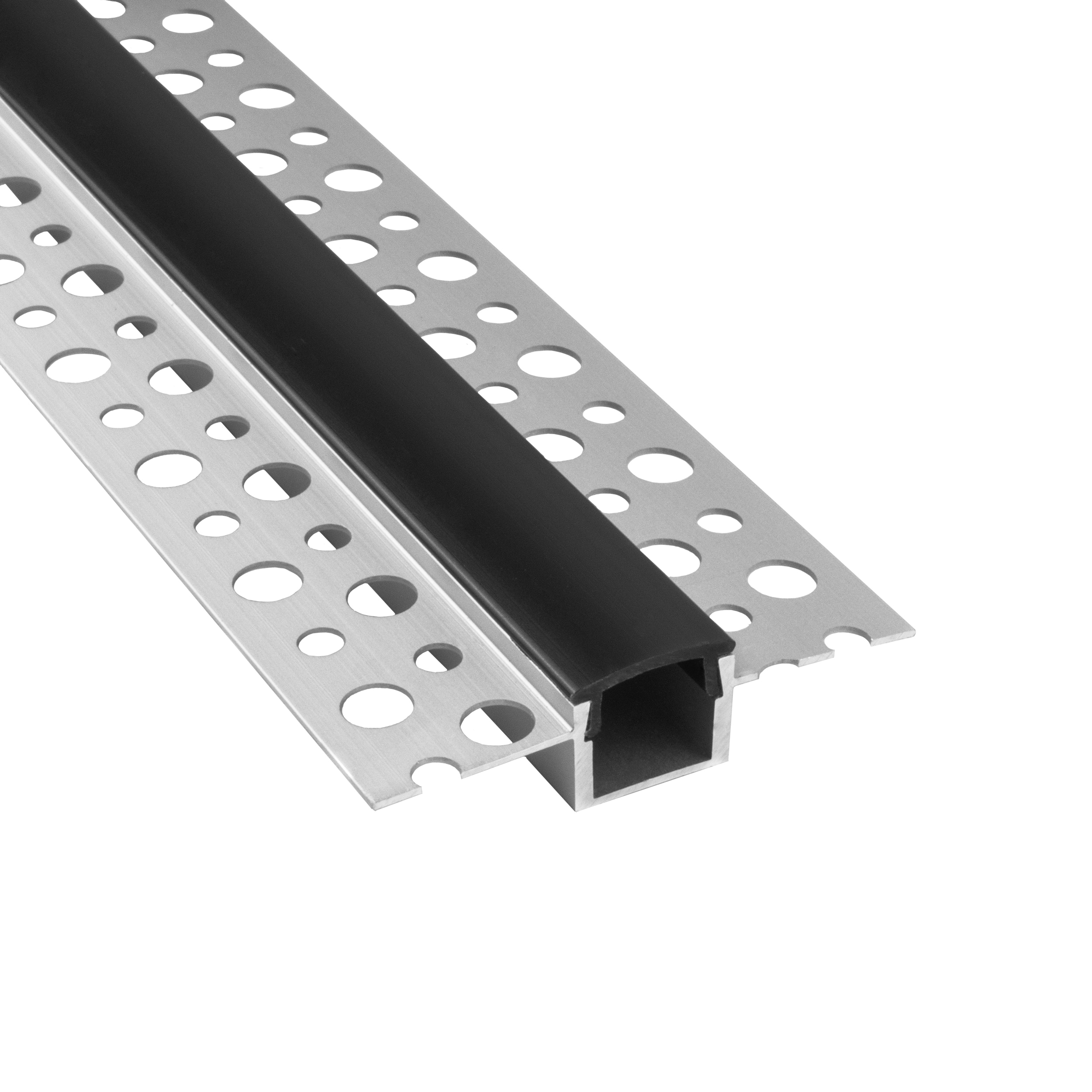 T77 LED Alu Unterputz Profil Trockenbau 11mm silber 2m schwarz