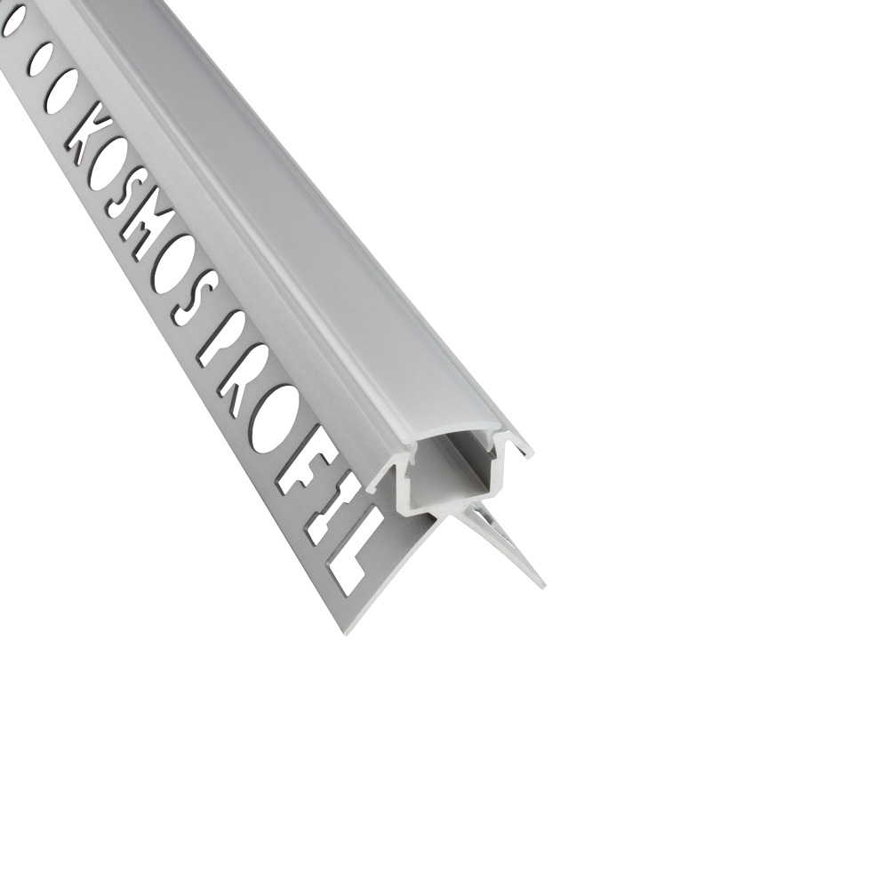 C-T77 LED Alu Fliesenprofil Ecke aussen 10mm silber 1m opal C-T77 LED Alu Fliesenprofil Ecke aussen 10mm silber 2m opal