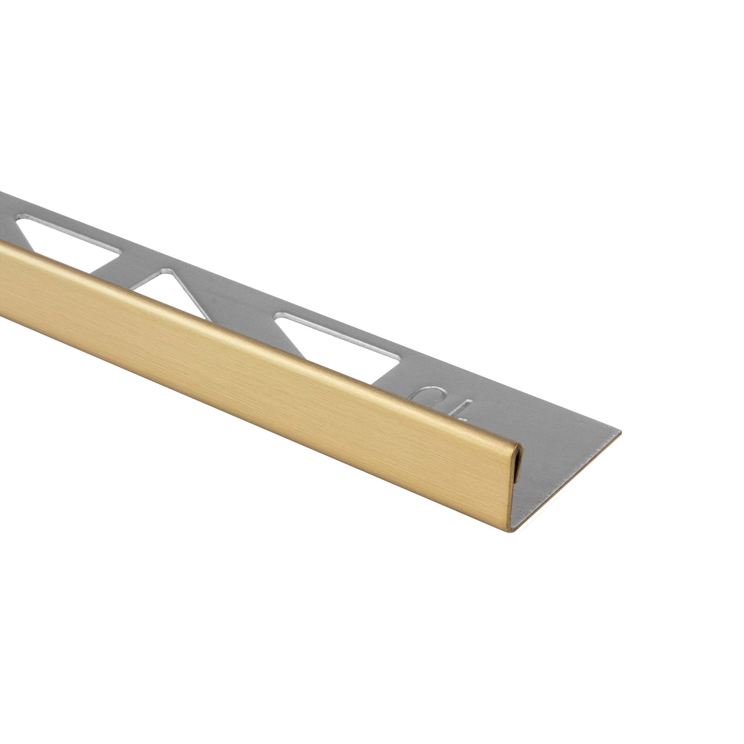 L-Profil Edelstahl Fliesenprofile V2A L250cm 10mm Champagne gebürstet L-Profil Edelstahl Fliesenprofile V2A L250cm 10mm Champagne gebürstet